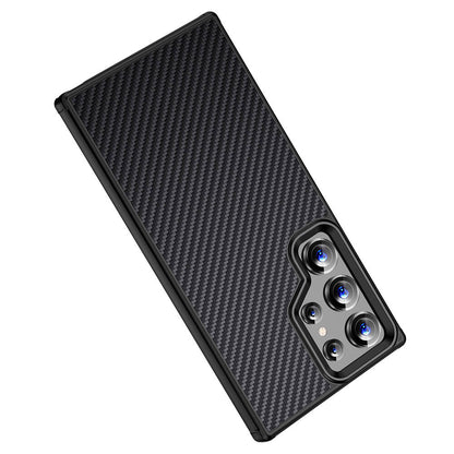 Galaxy S24 Ultra Kılıf Aramid Karbon Fiber M-safe Özellikli Wlons Radison Kılıf