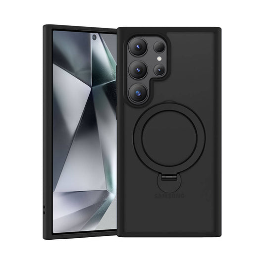 Galaxy S24 Ultra Kılıf M-safe Şarj Özellikli Benks Standlı Mist Protective Kılıf