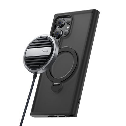 Galaxy S24 Ultra Kılıf M-safe Şarj Özellikli Benks Standlı Mist Protective Kılıf