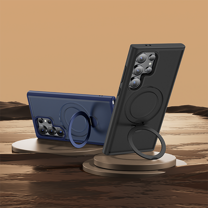 Galaxy S24 Ultra Kılıf M-safe Şarj Özellikli Benks Standlı Mist Protective Kılıf