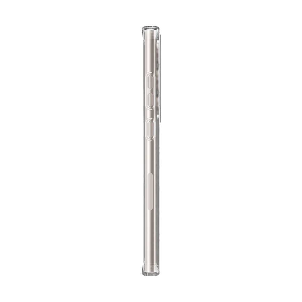 Galaxy S24 Ultra Kılıf Magsafe Şarj Özellikli Koordinat Yazı Desenli Benks Summit Serisi Kapak Beyaz