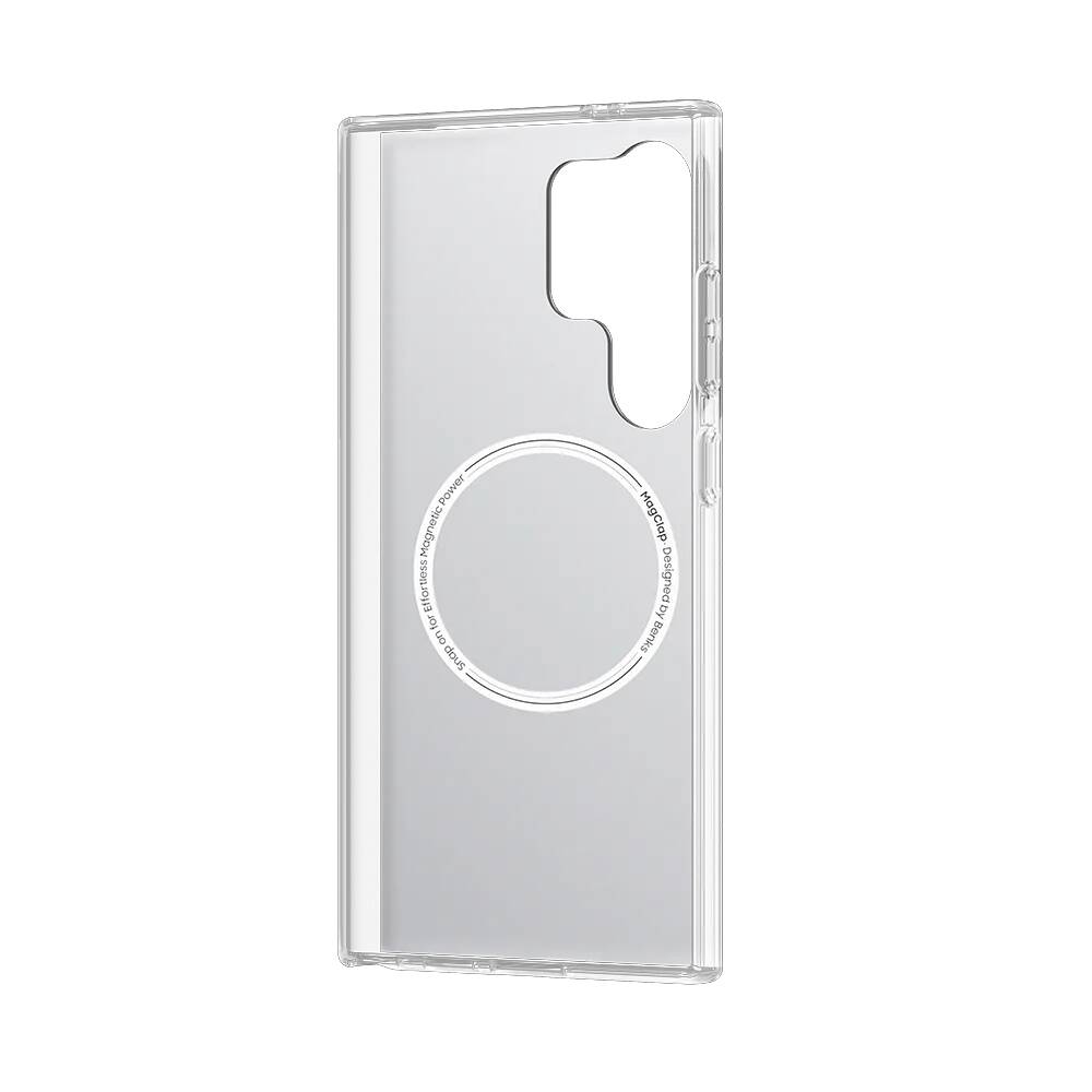 Galaxy S24 Ultra Kılıf M-safe Şarj Özellikli Koordinat Yazı Desenli Benks Summit Serisi Kılıf