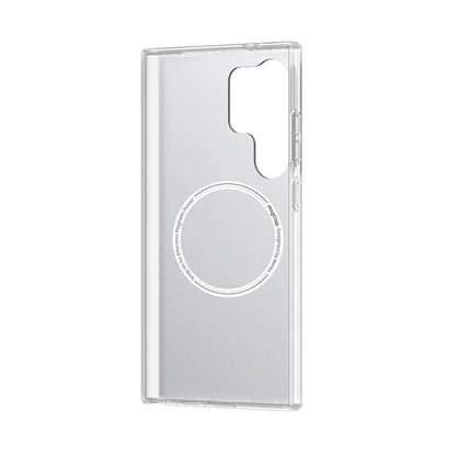 Galaxy S24 Ultra Kılıf M-safe Şarj Özellikli Koordinat Yazı Desenli Benks Summit Serisi Kılıf