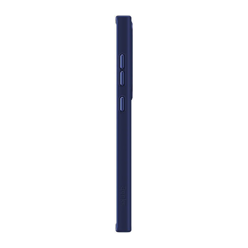 Galaxy S24 Ultra Kılıf Magsafe Şarj Özellikli Şeffaf Arka Yüzey Benks MagClap TPU Çerçeve Kapak Gri