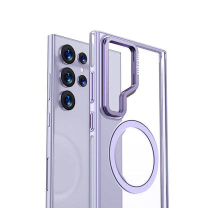 Galaxy S24 Ultra Kılıf M-safe Şarj Özellikli Wlons Standlı Efsane Kılıf