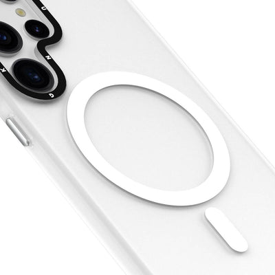 Galaxy S24 Ultra Kılıf Magsafe Şarj Özellikli Youngkit Hidden Sand Serisi Kapak Siyah