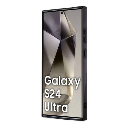 Galaxy S24 Ultra Kılıf Mercedes Benz Orjinal Lisanslı M-safe Şarj Özellikli PC TPU Transparan Black Ring Kılıf