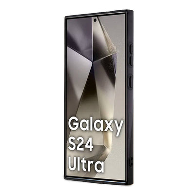 Galaxy S24 Ultra Kılıf Mercedes Benz Orjinal Lisanslı Magsafe Şarj Özellikli PC TPU Transparan Black Ring Kapak Renksiz