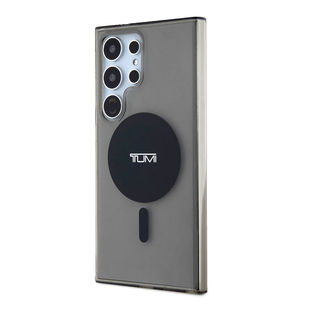 Galaxy S24 Ultra Kılıf TUMI Orjinal Lisanslı M-safe Şarj Özellikli Airbag Köşeli Transparan Plain Kılıf