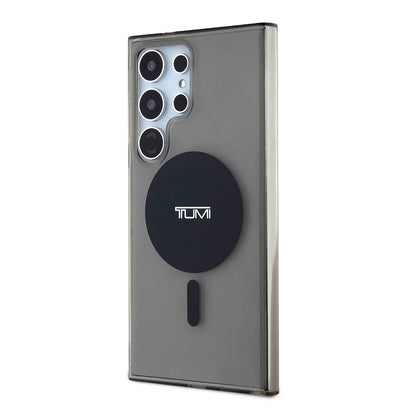 Galaxy S24 Ultra Kılıf TUMI Orjinal Lisanslı M-safe Şarj Özellikli Airbag Köşeli Transparan Plain Kılıf