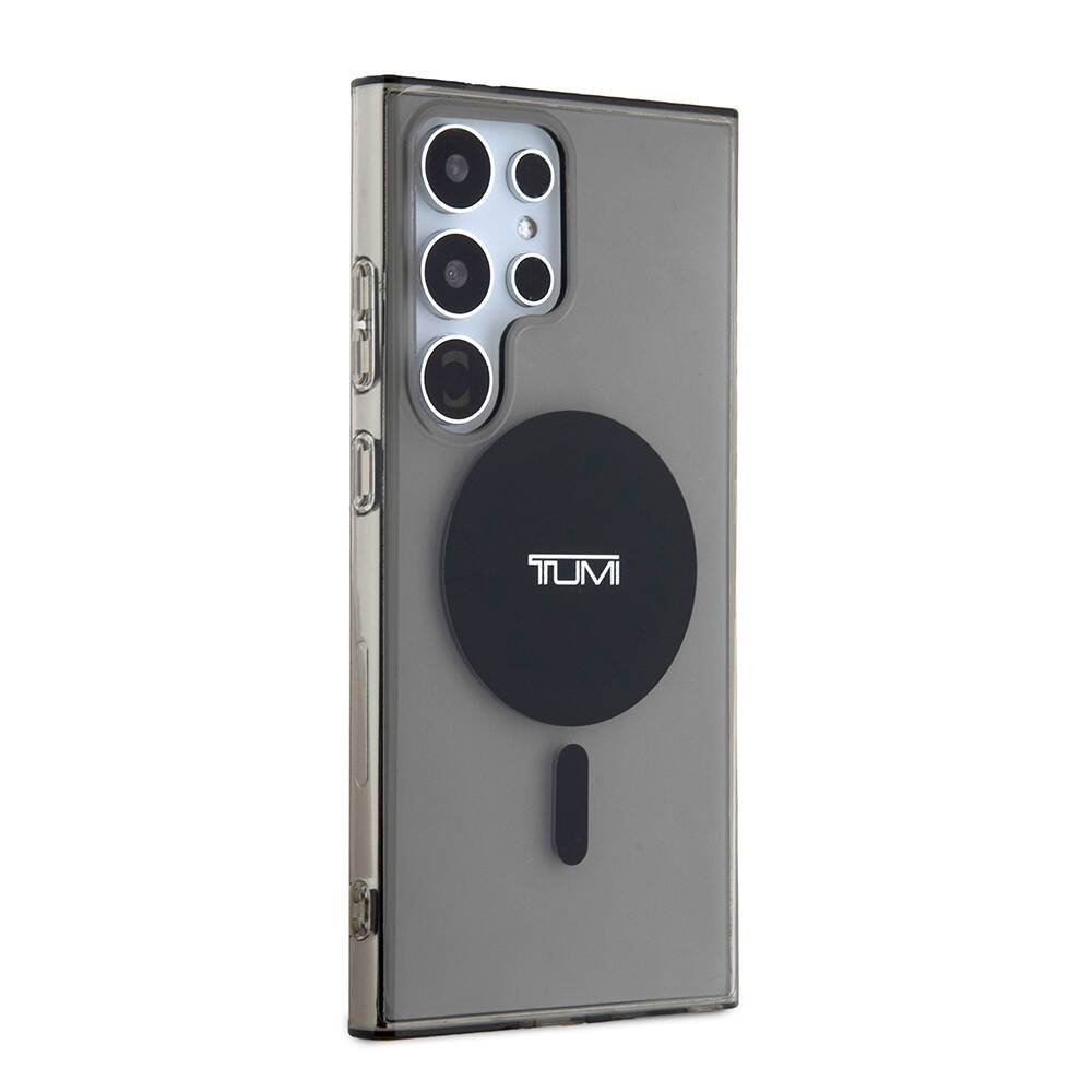 Galaxy S24 Ultra Kılıf TUMI Orjinal Lisanslı M-safe Şarj Özellikli Airbag Köşeli Transparan Plain Kılıf