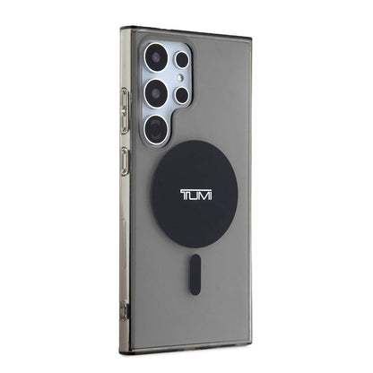 Galaxy S24 Ultra Kılıf TUMI Orjinal Lisanslı M-safe Şarj Özellikli Airbag Köşeli Transparan Plain Kılıf