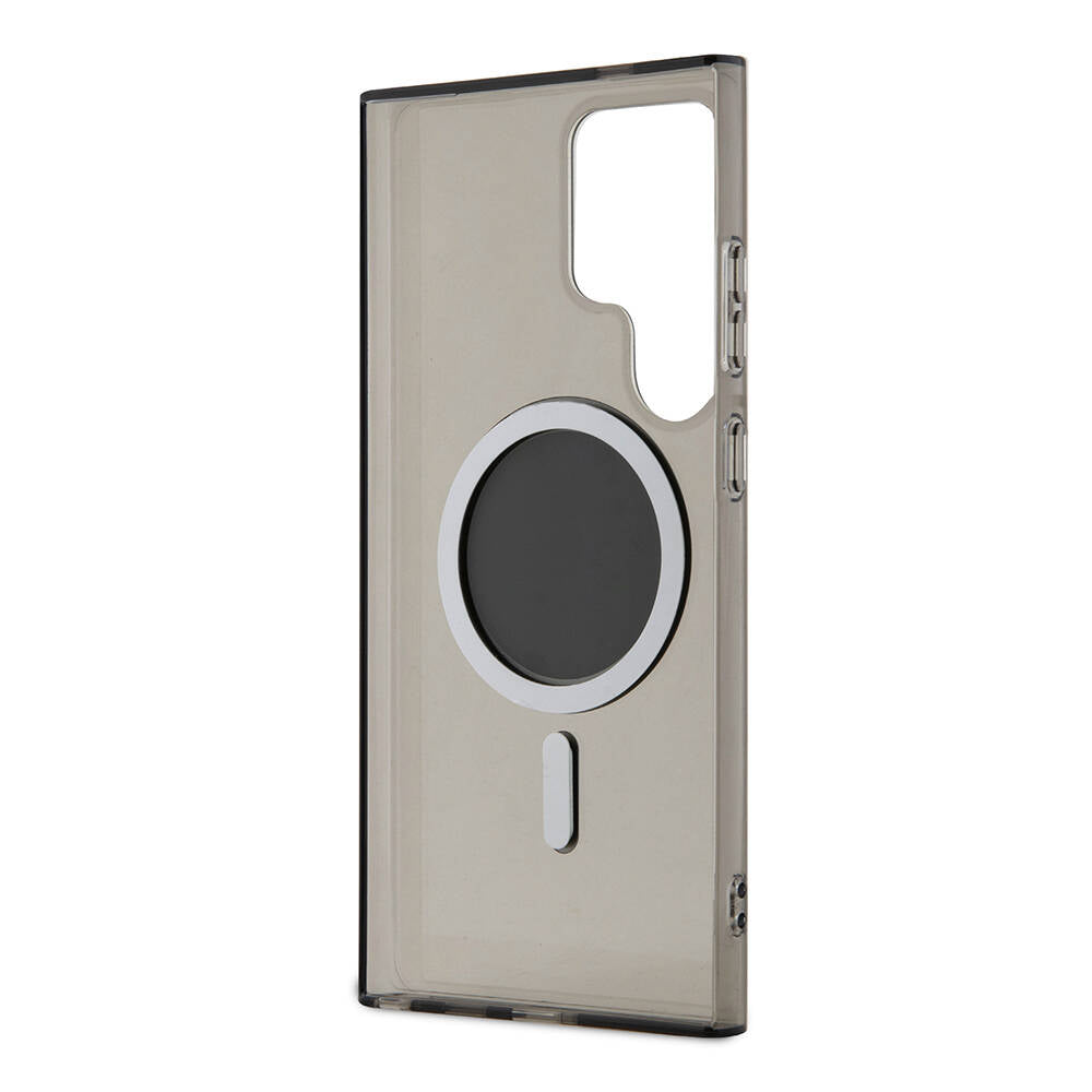 Galaxy S24 Ultra Kılıf TUMI Orjinal Lisanslı M-safe Şarj Özellikli Airbag Köşeli Transparan Plain Kılıf