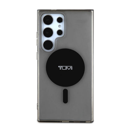 Galaxy S24 Ultra Kılıf TUMI Orjinal Lisanslı M-safe Şarj Özellikli Airbag Köşeli Transparan Plain Kılıf