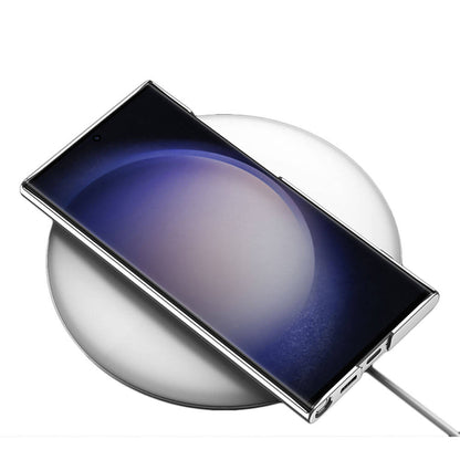 Galaxy S24 Ultra Kılıf Zore Kamera Korumalı Şeffaf Dikey Standlı Ays Kılıf