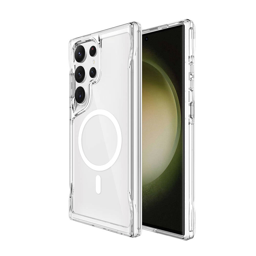 Galaxy S24 Ultra Kılıf Zore M-safe Şarj Özellikli T-Max M-safe Kılıf