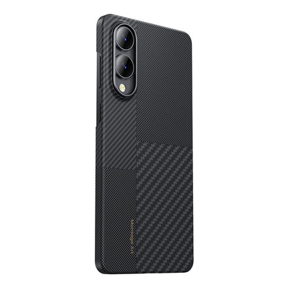 Galaxy S25 Edge Kılıf M-safe Şarj Özellikli Karbon Fiber Benks Montage ArmorAir Kevlar Kılıf