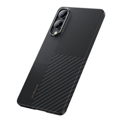 Galaxy S25 Edge Kılıf M-safe Şarj Özellikli Karbon Fiber Benks Montage ArmorAir Kevlar Kılıf