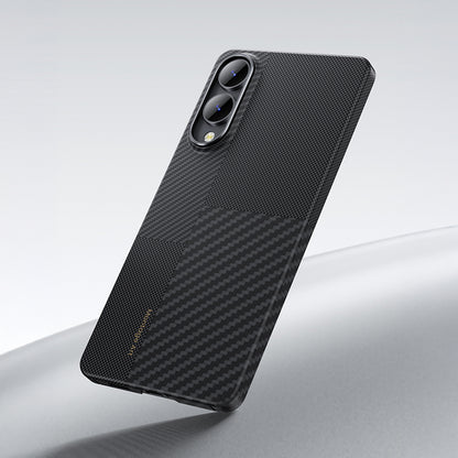 Galaxy S25 Edge Kılıf M-safe Şarj Özellikli Karbon Fiber Benks Montage ArmorAir Kevlar Kılıf