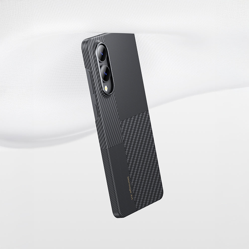 Galaxy S25 Edge Kılıf M-safe Şarj Özellikli Karbon Fiber Benks Montage ArmorAir Kevlar Kılıf