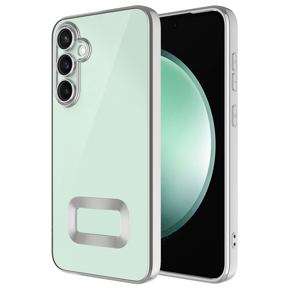 Galaxy S25 FE Kılıf Kamera Korumalı Logo Gösteren Zore Omega Kapak