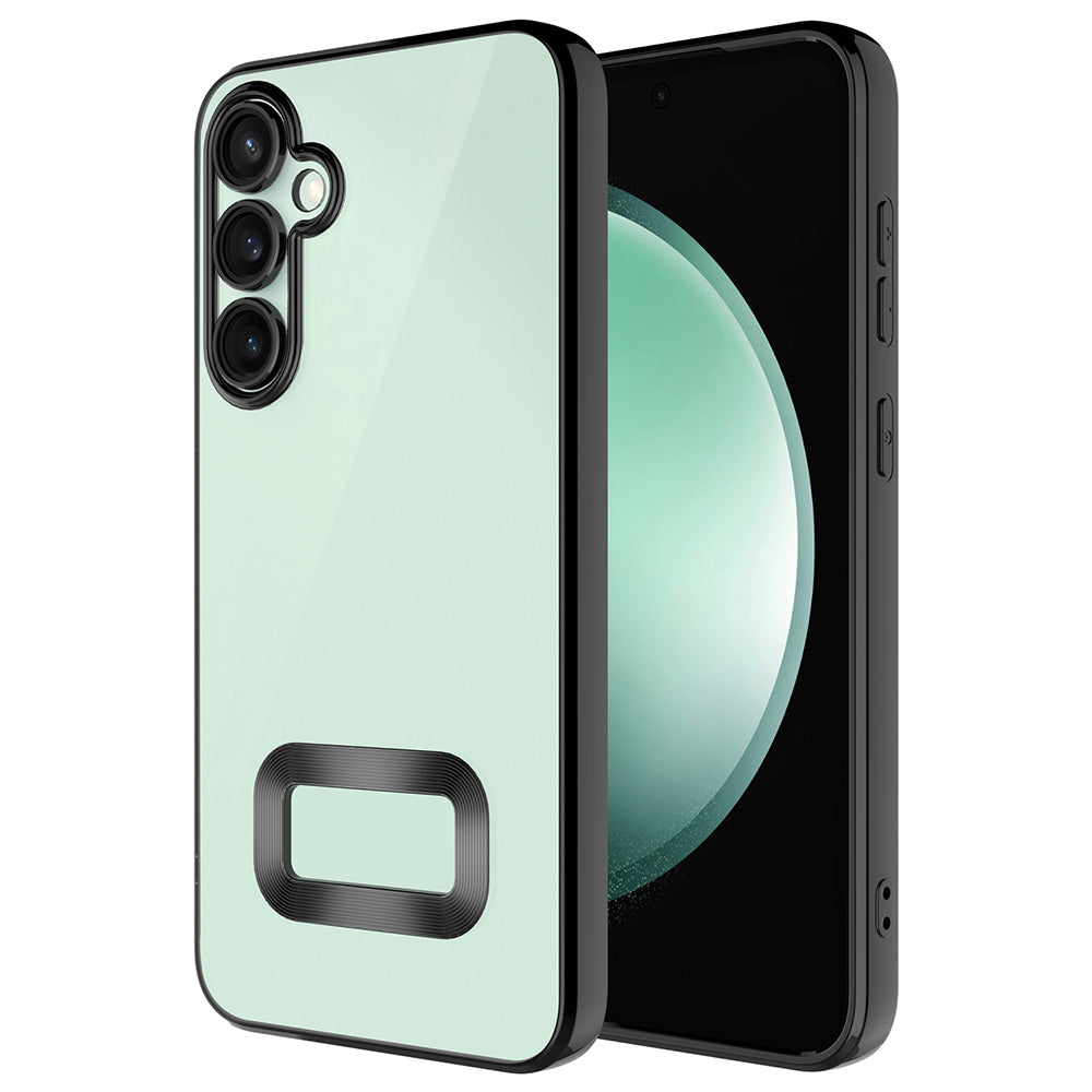 Galaxy S25 FE Kılıf Kamera Korumalı Logo Gösteren Zore Omega Kapak