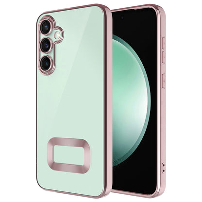 Galaxy S25 FE Kılıf Kamera Korumalı Logo Gösteren Zore Omega Kapak