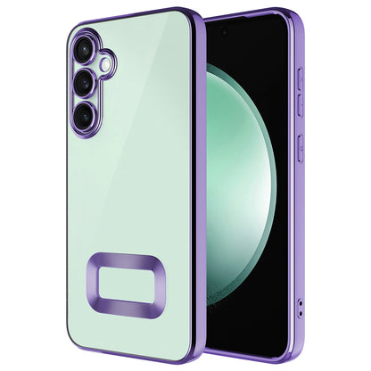 Galaxy S25 FE Kılıf Kamera Korumalı Logo Gösteren Zore Omega Kapak