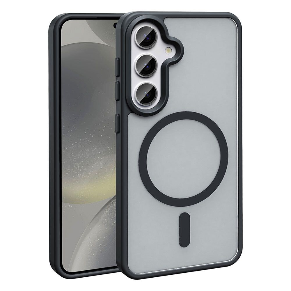 Galaxy S25 FE Kılıf M-safe Şarj Özellikli Mat Arka Yüzey Zore Sio Kılıf