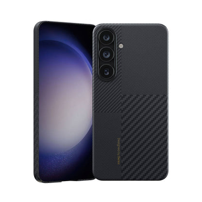 Galaxy S25 Kılıf M-safe Şarj Özellikli Karbon Fiber Benks Montage ArmorAir Kevlar Kılıf