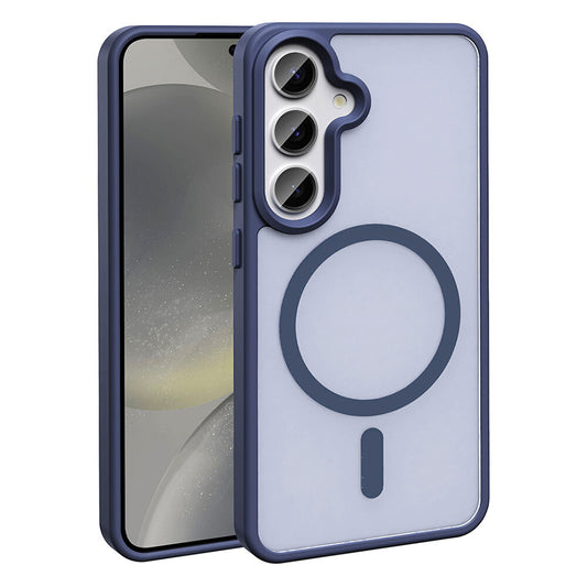 Galaxy S25 Kılıf M-safe Şarj Özellikli Mat Arka Yüzey Zore Sio Kılıf