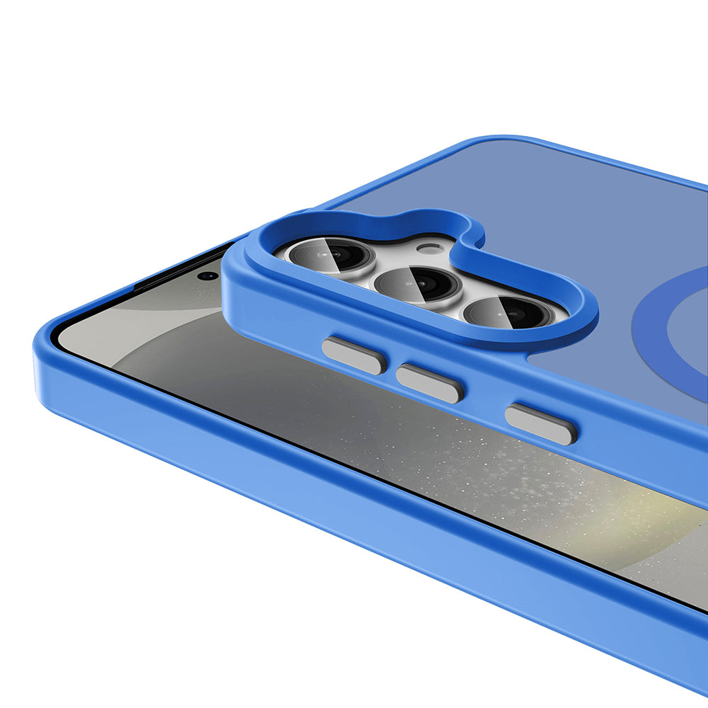 Galaxy S25 Kılıf M-safe Şarj Özellikli Mat Arka Yüzey Zore Sio Kılıf