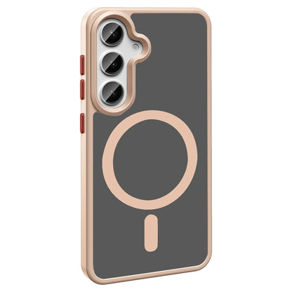 Galaxy S25 Kılıf M-safe Şarj Özellikli Mat Arka Yüzey Zore Sio Kılıf