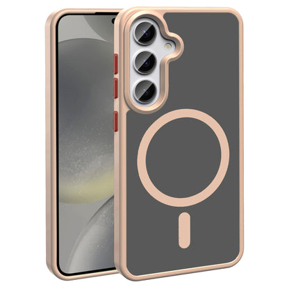 Galaxy S25 Kılıf M-safe Şarj Özellikli Mat Arka Yüzey Zore Sio Kılıf