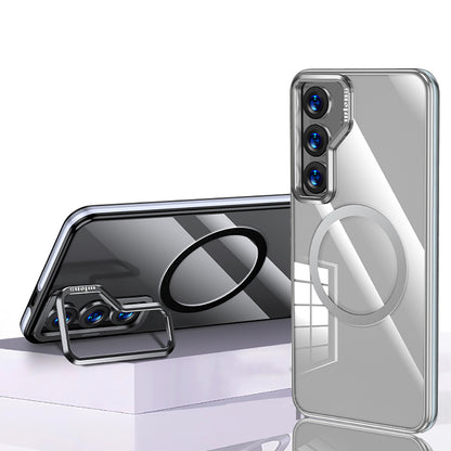 Galaxy S25 Kılıf M-safe Şarj Özellikli Wlons Standlı Efsane Kılıf