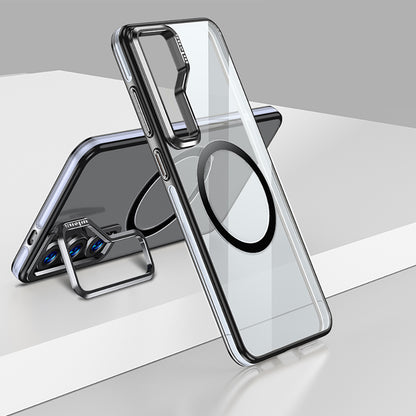 Galaxy S25 Kılıf M-safe Şarj Özellikli Wlons Standlı Efsane Kılıf