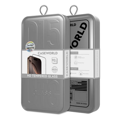 Galaxy S25 Plus CaseWorld 0.25mm HD 3D Temperli Cam Ekran Koruyucu + Uygulama Aparatlı