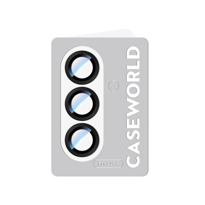 Galaxy S25 Plus CaseWorld Alloy Serisi Oleofobik Anti Reflective Kamera Lens Koruyucu Gümüş