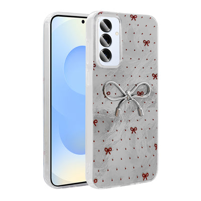 Galaxy S25 Plus Kılıf Kamera Korumalı Figürlü Zore Ponti Silikon Kapak Beyaz