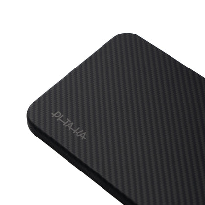 Galaxy S25 Plus Kılıf M-safe Şarj Özellikli 600D Aramid Fiber Pitaka Ultra-Slim Classic Serisi Black-Grey Twill Kılıf