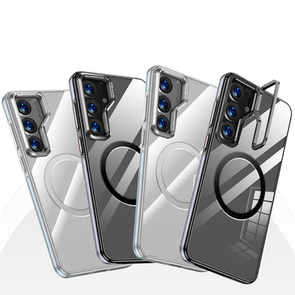 Galaxy S25 Plus Kılıf M-safe Şarj Özellikli Wlons Standlı Efsane Kılıf