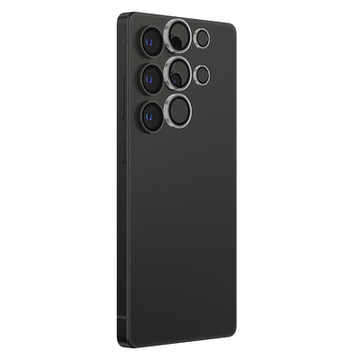 Galaxy S25 Ultra Amazingthing Titan Safir Kamera Lens Koruyucu + Kolay Uygulama Aparatlı Gümüş