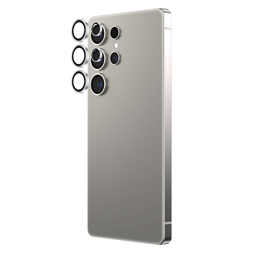 Galaxy S25 Ultra Amazingthing Titan Safir Kamera Lens Koruyucu + Kolay Uygulama Aparatlı