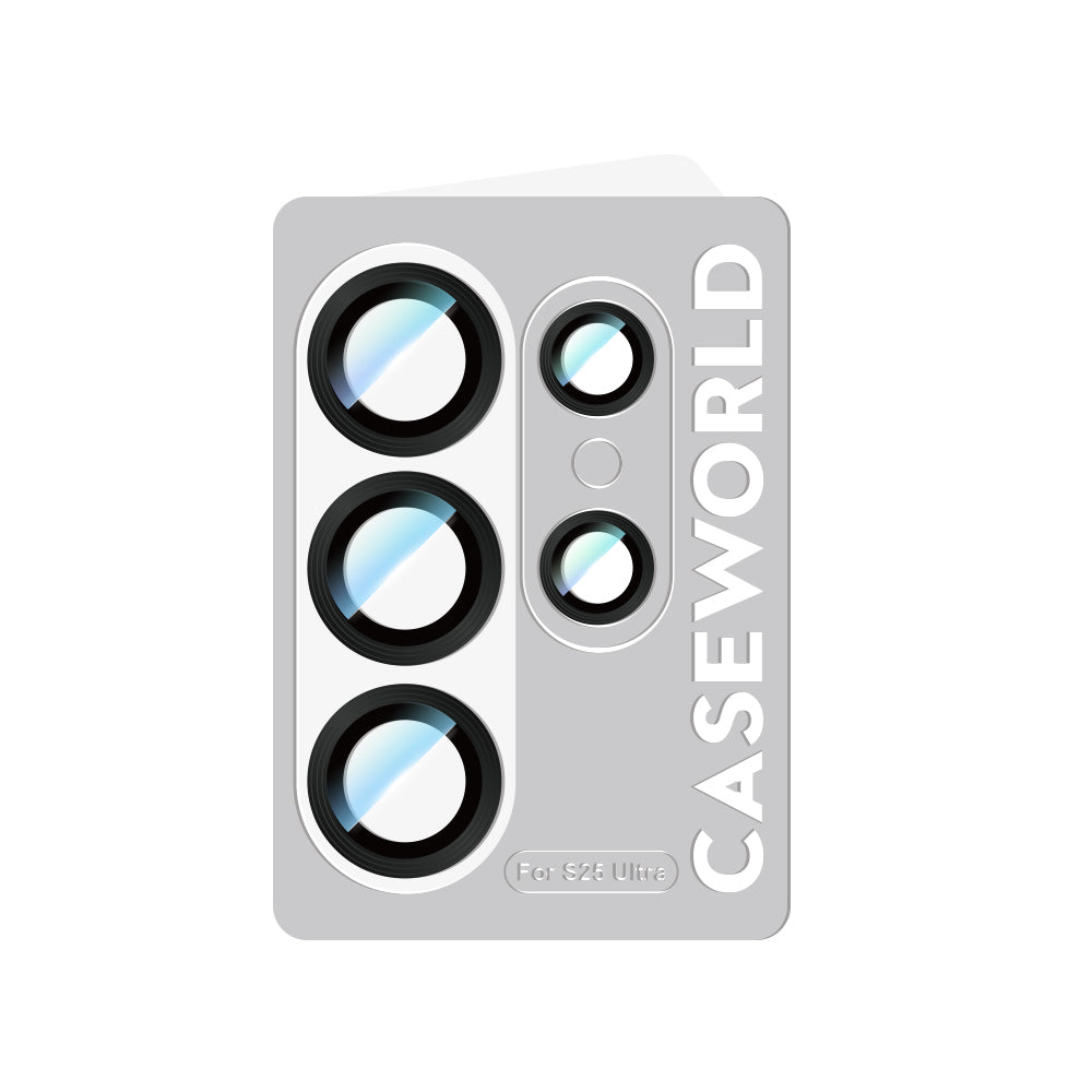 Galaxy S25 Ultra CaseWorld Alloy Serisi Oleofobik Anti Reflective Kamera Lens Koruyucu
