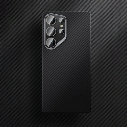 Galaxy S25 Ultra Kılıf Benks M-safe Şarj Özellikli Magnetik ArmorAir 600D Kevlar Fiber Kılıf