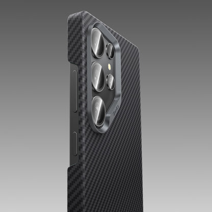 Galaxy S25 Ultra Kılıf Benks M-safe Şarj Özellikli Magnetik ArmorAir 600D Kevlar Fiber Kılıf