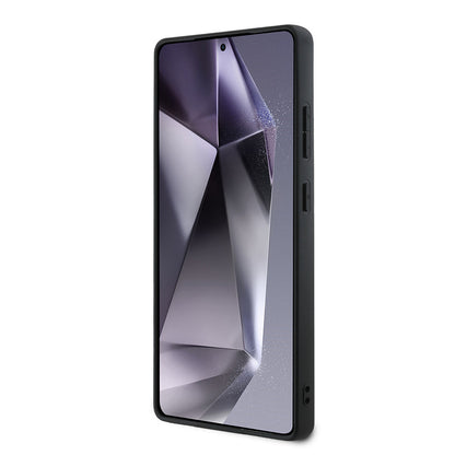 Galaxy S25 Ultra Kılıf BMW Orjinal Lisanslı M-safe Şarj Özellikli Metal Logolu Yarım Dokulu Circle Deri Kılıf