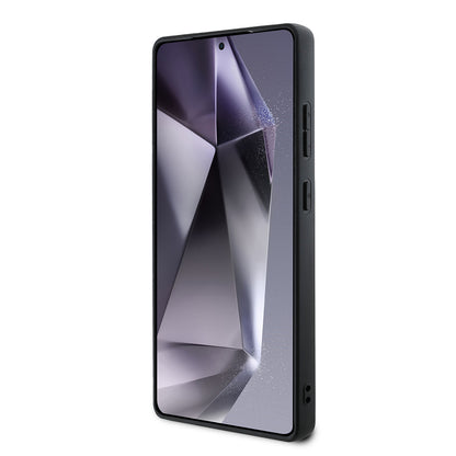 Galaxy S25 Ultra Kılıf DKNY Orjinal Lisanslı Magnetik PU Deri Grid Pattern Kılıf