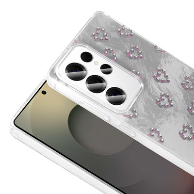 Galaxy S25 Ultra Kılıf Kamera Korumalı Figürlü Zore Ponti Silikon Kapak Açık Mavi