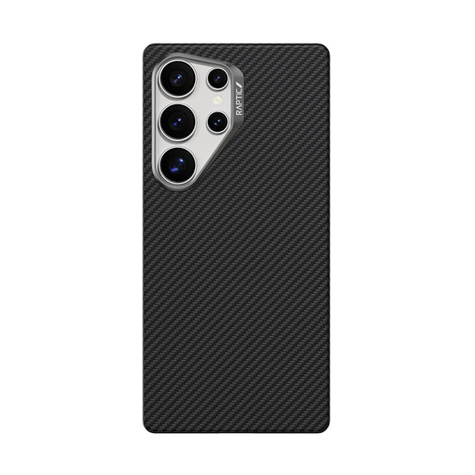 Galaxy S25 Ultra Kılıf M-safe Şarj Özellikli 600D Metal Kamera Çerçeveli Raptic Aramid Fiber Serisi Kılıf